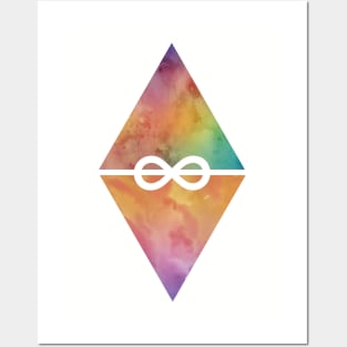 Triangle infinity Posters and Art